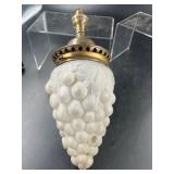 Frosted Glass Grape Cluster Hanging Light Fixture