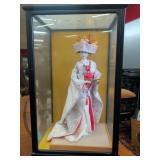 Japanese Bride Doll in Traditional Wedding Kimono,
