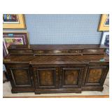 Drexel Heritage Burl Wood Sideboard