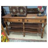 Bassett Two-Drawer Console Table