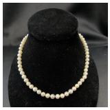 16' strand of cultured pearls