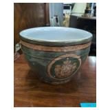 Porcelain Jardiniere with Empire-Style Gilt Armori