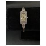 Art Deco Platinum and Diamond Lady's Wristwatch