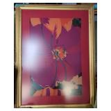 Large Contemporary Poppy Floral Print