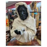 Painted Sculptural Bust of Ira Aldridge As Othello