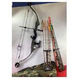 Legend XRG Compound Bow w/Quiver & Arrows