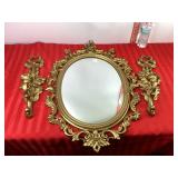 Mirror & Sconces