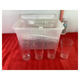 Plastic Cups & Small Tote