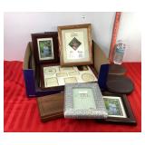 Assorted Picture Frames & Bases
