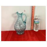 Fenton Blue Dot Decanter, No Stopper