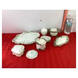 Vintage Glass Vanity Pieces