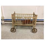 Vintage Rolling Baby Crib