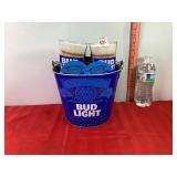 Bud Light Bucket, Glasses & Coasters