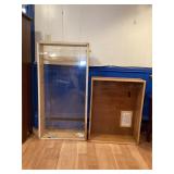 2 Wooden Display Cases