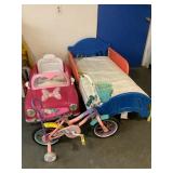 Kids Bed, Car and Bike