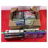 Assorted DVDs, Books & CDs