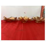 Assorted Carnival Glass Bowls