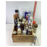 Asst Acetone, Silicon, Spray Paint & Misc