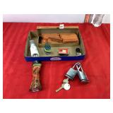 Ed Hardy Lighter, Schlage Lock & Key & Misc