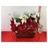 Fiberoptic Poinsettia Decor