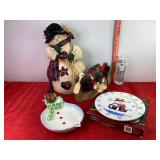 Asst Snowman Decor