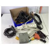 Power Strips, Extension Cords & Misc