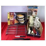 Oven Rack, Salad Shooters & Assorted Utensils
