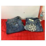 Banana Republic Sz 8L & Miss Me Sz 28 Jeans