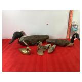 Wooden & Brass Ducks