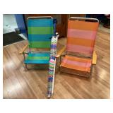 Beach Chairs & Umbrella
