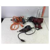 Electric Drill, Heat Gun & Carving Tool