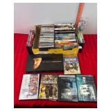 Assorted DVDs & CDs