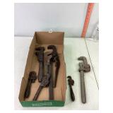 Assorted Pipe Wrenches