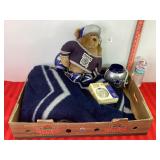 Cowboy Throw, Plush, Mouse & Cup