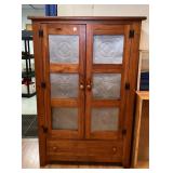Pie Cabinet Approx 38"W x 60"T x 12" D
