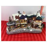 Lighted & Animated Christmas Village Scene