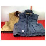 Carhartt Sz 2XL & North Bay Sz L Vests