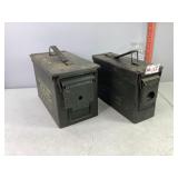 2 Empty Ammo Boxes