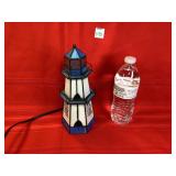 Lighted Stained Glass Lighthouse