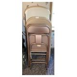 Metal and Plastic Folding Chairs