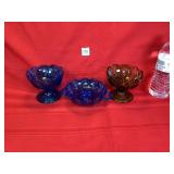 Blue & Green Glassware