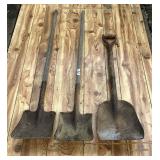 3 Shovels