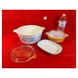 Pyrex and Assorted Dishware