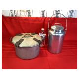 Vintage American Cooker & Tin Can