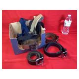 Mens Suspenders & Leather Belts Sz 36