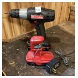Craftsman Drill w/2 Batteries & 1 Charger