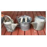 Vintage Watering Cans & Mop Bucket