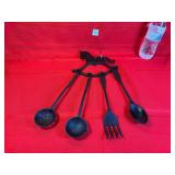 Cast Utensils & Rocking Horse Holder