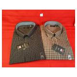 2 Van Heusen Sz 2XL Dress Shirts