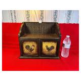 Small Rooster Cabinet/Shelf